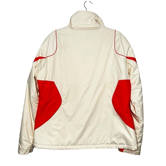Columbia Off White/Orange Omni Shield Water Resistant Full Zip/Snap Closure XL - Picture 2 of 16